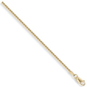 9ct Yellow Gold 1.7mm Spiga Chain