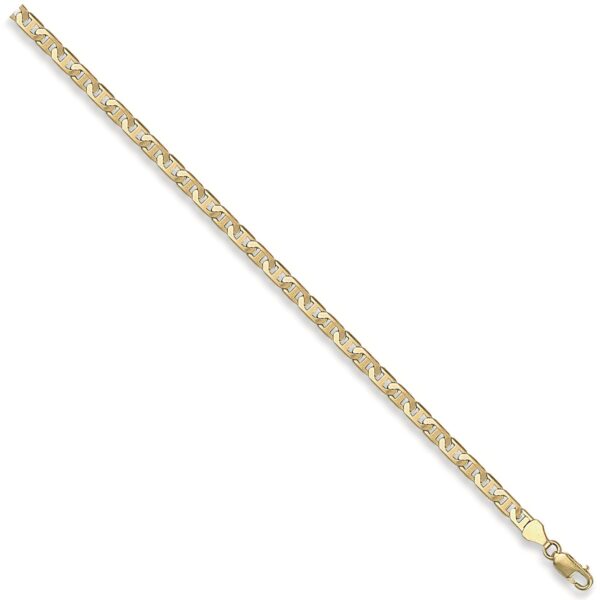 9ct Yellow Gold 4mm Flat Anchor Chain