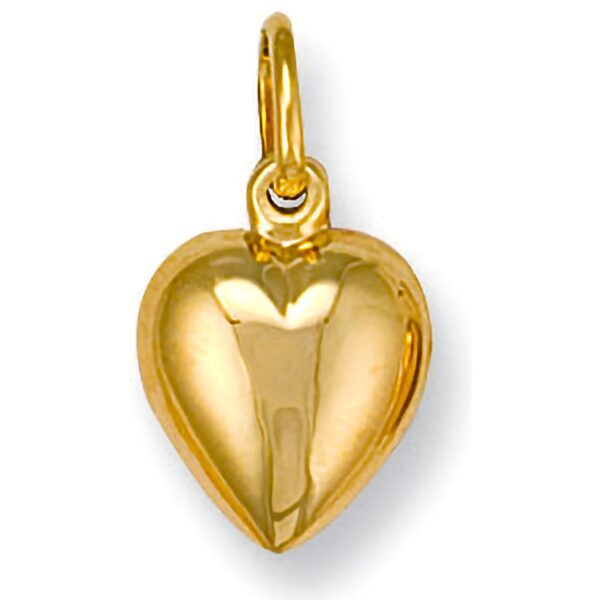 9ct Yellow Gold Heart Pendant