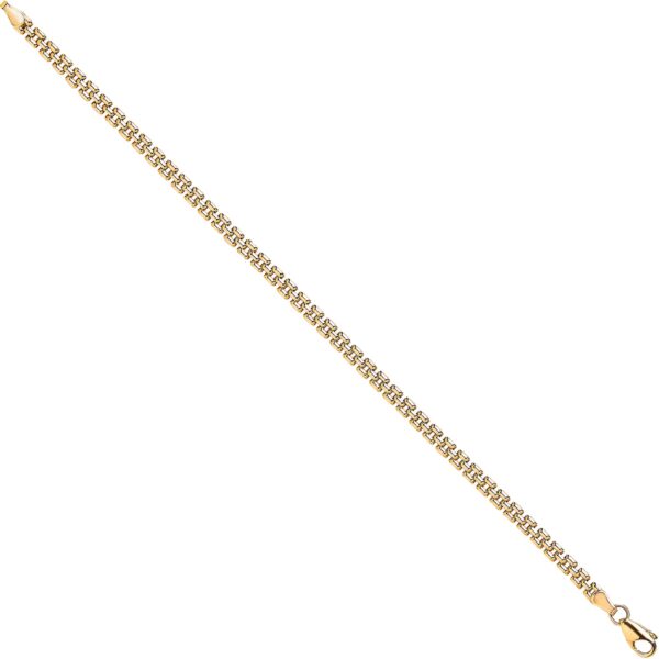 9ct Yellow Gold Panther Ladies 7" Bracelet
