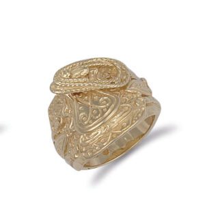 9ct Yellow Gold Saddle Ring