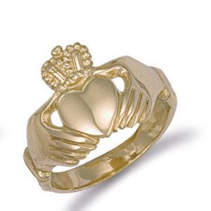9ct Yellow Gold Claddagh Ring