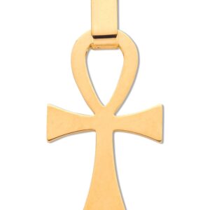 9ct Yellow Gold 40mm Anchor Cross