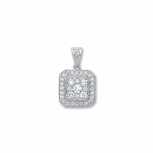 18ct White Gold 0.50ct Diamond Pendant
