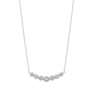 18ct White Gold 0.50ct Diamond Necklace