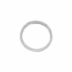 18ct White Gold 1.00ct Diamond Circle Pendant
