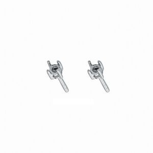 9ct White Gold Earrings Mount 0.15ctw