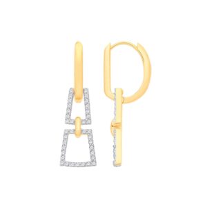 9ct Yellow Gold 0.33ctw Earrings