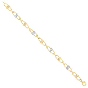 9ct Yellow Gold 0.38ctw Bracelet