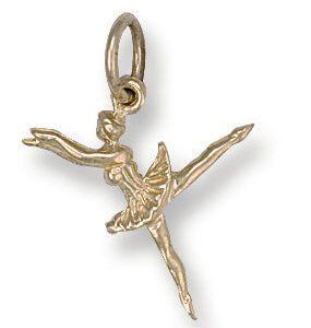 9ct Yellow Gold Ballerina Pendant