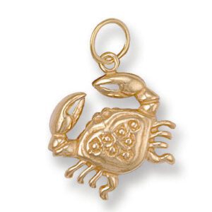 9ct Yellow Gold Cancer Zodiac Pendant