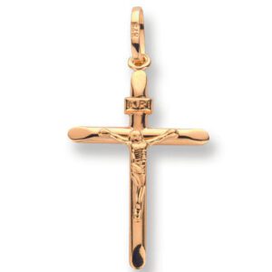 9ct Yellow Gold Crucifix