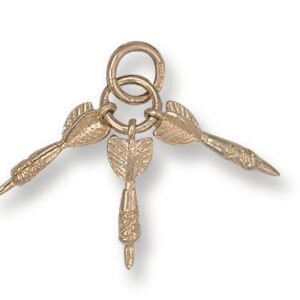 9ct Yellow Gold Dart Pendant