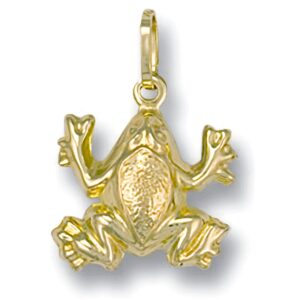 9ct Yellow Gold Frog Pendant