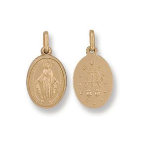 9ct Yellow Gold Miraculous Medallion Pendant