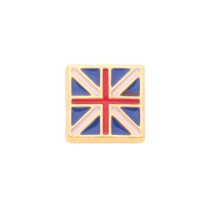 9ct Yellow Gold Union Jack Single Stud for Men