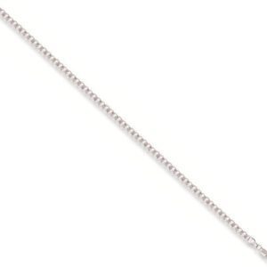 White Gold 3.0mm Curb Chain