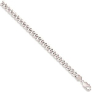 White Gold 5.5mm Curb Chain