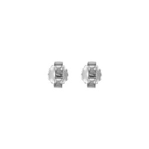 White Gold Small Butterflies (pack Of 6 Pairs)