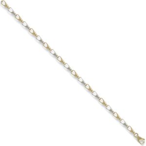 White & Yellow Gold Fancy Bracelet