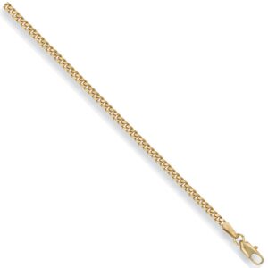Yellow Gold 2.4mm Traditional Classic Curb Chain