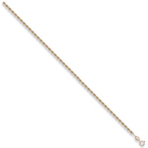 Yellow Gold 2.7mm Hollow Rope Chain