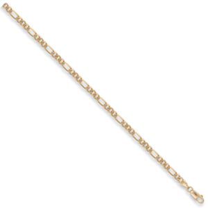 Yellow Gold 3.8mm Figaro Chain