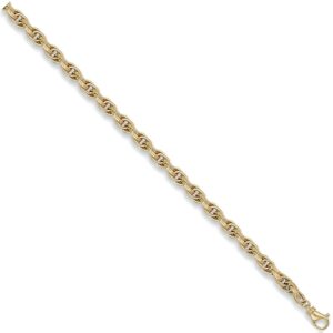 Yellow Gold 5.7mm Hollow Prince Of Wales Chain