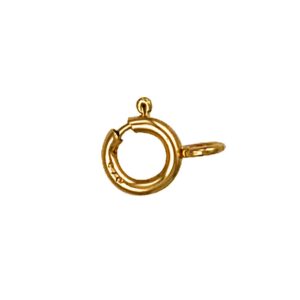 Yellow Gold 5mm Open Bolt Ring (pack Of 6)