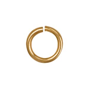Yellow Gold 6mm Jump Ring (pack Of 6)