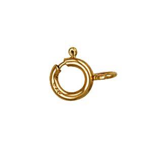 Yellow Gold 6mm Open Bolt Ring (pack Of 6)