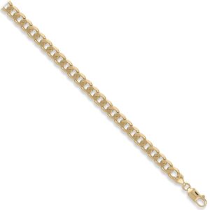 Yellow Gold 8mm Curb Chain