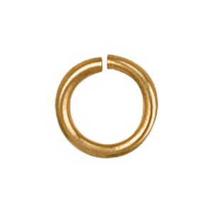 Yellow Gold 8mm Jump Ring (pack Of 6)