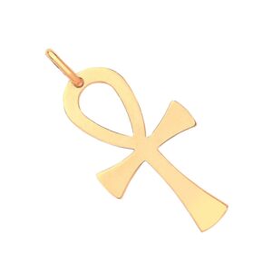 Yellow Gold Ankh Cross - Key Of Life