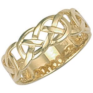 Yellow Gold Celtic Ring
