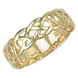 Yellow Gold Celtic Ring
