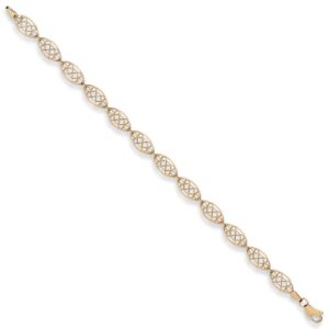 Yellow Gold Celtic Style Bracelet