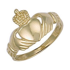 Yellow Gold Claddagh Ring