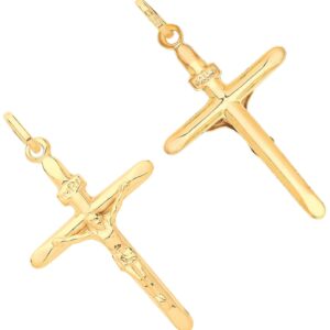 Yellow Gold Crucifix